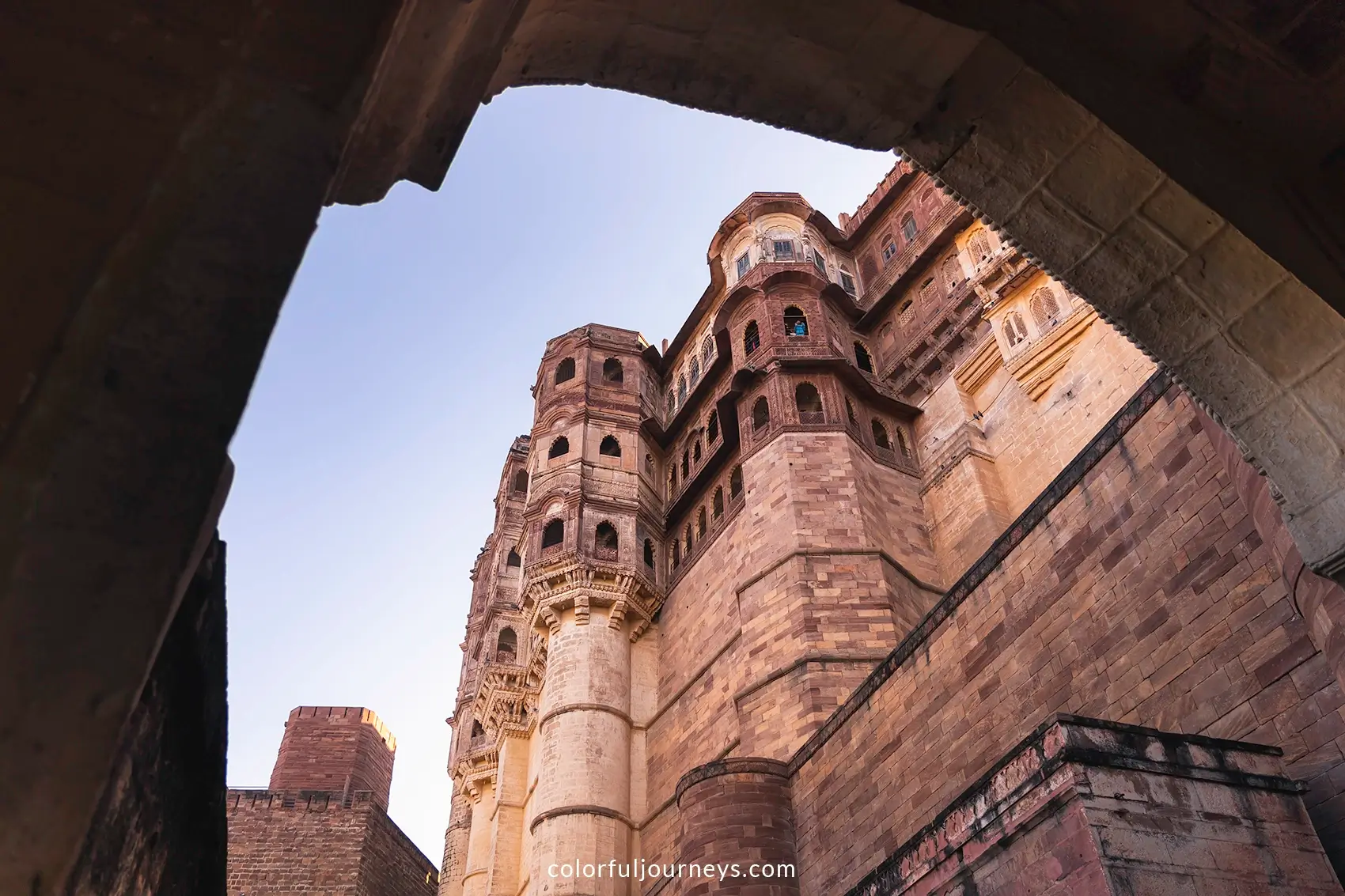 Mehrangarh Fort in Jodhpur, India