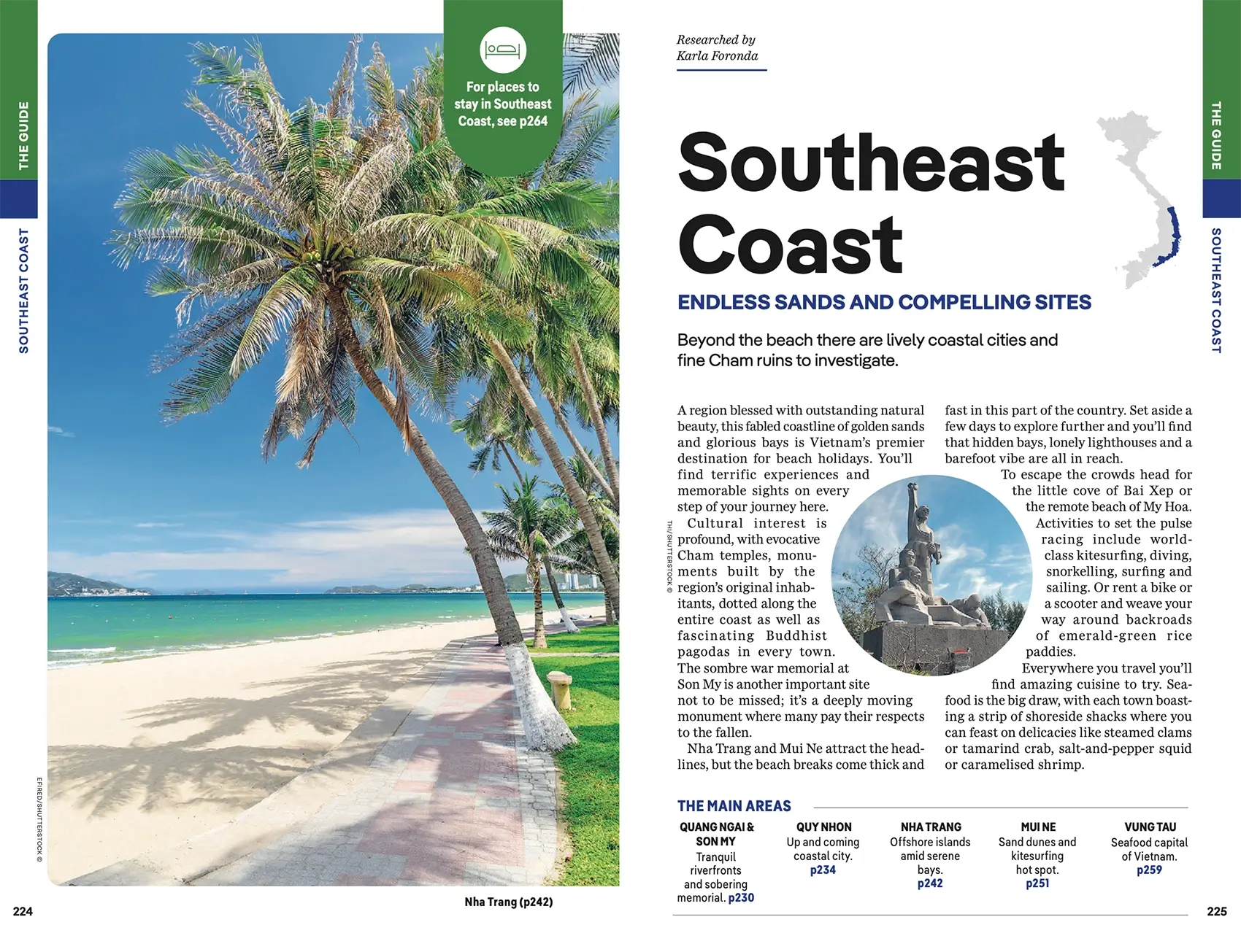 A screenshot of Lonely Planet's Vietnam Guidebook