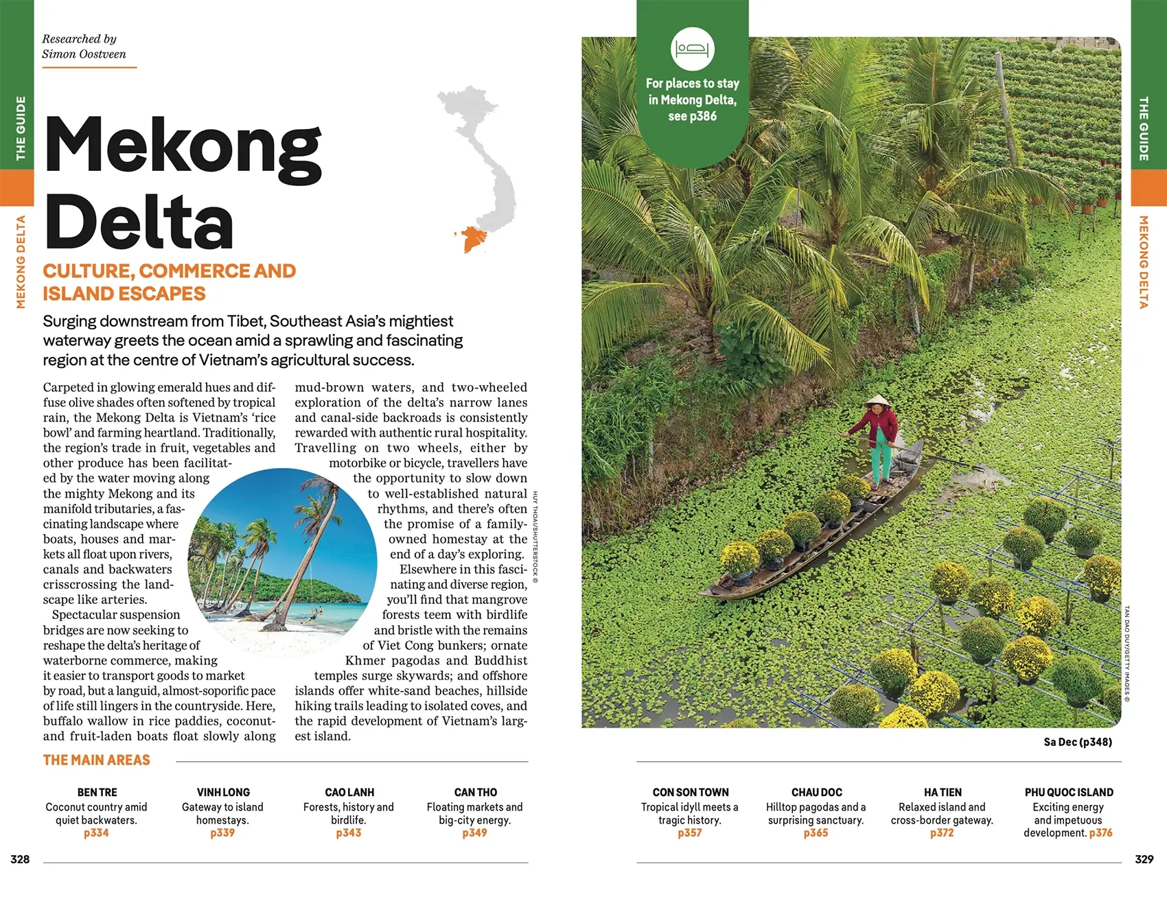 A screenshot of Lonely Planet's Vietnam Guidebook