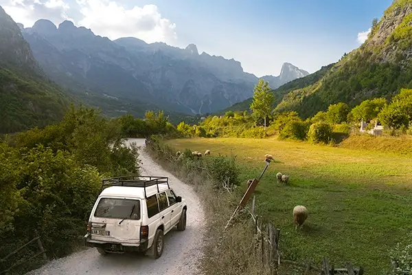 Colorful facades on a square in Stockholm, Sweden