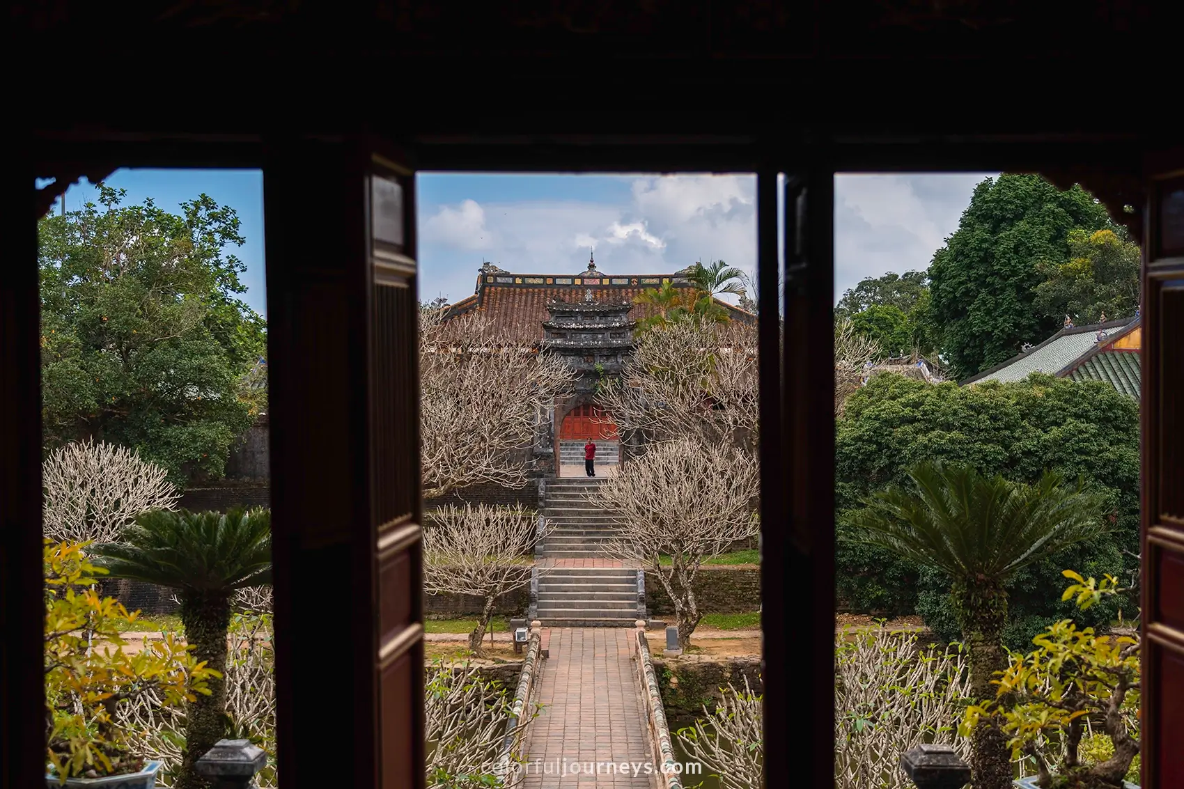 A temple in Hue, Vietnam