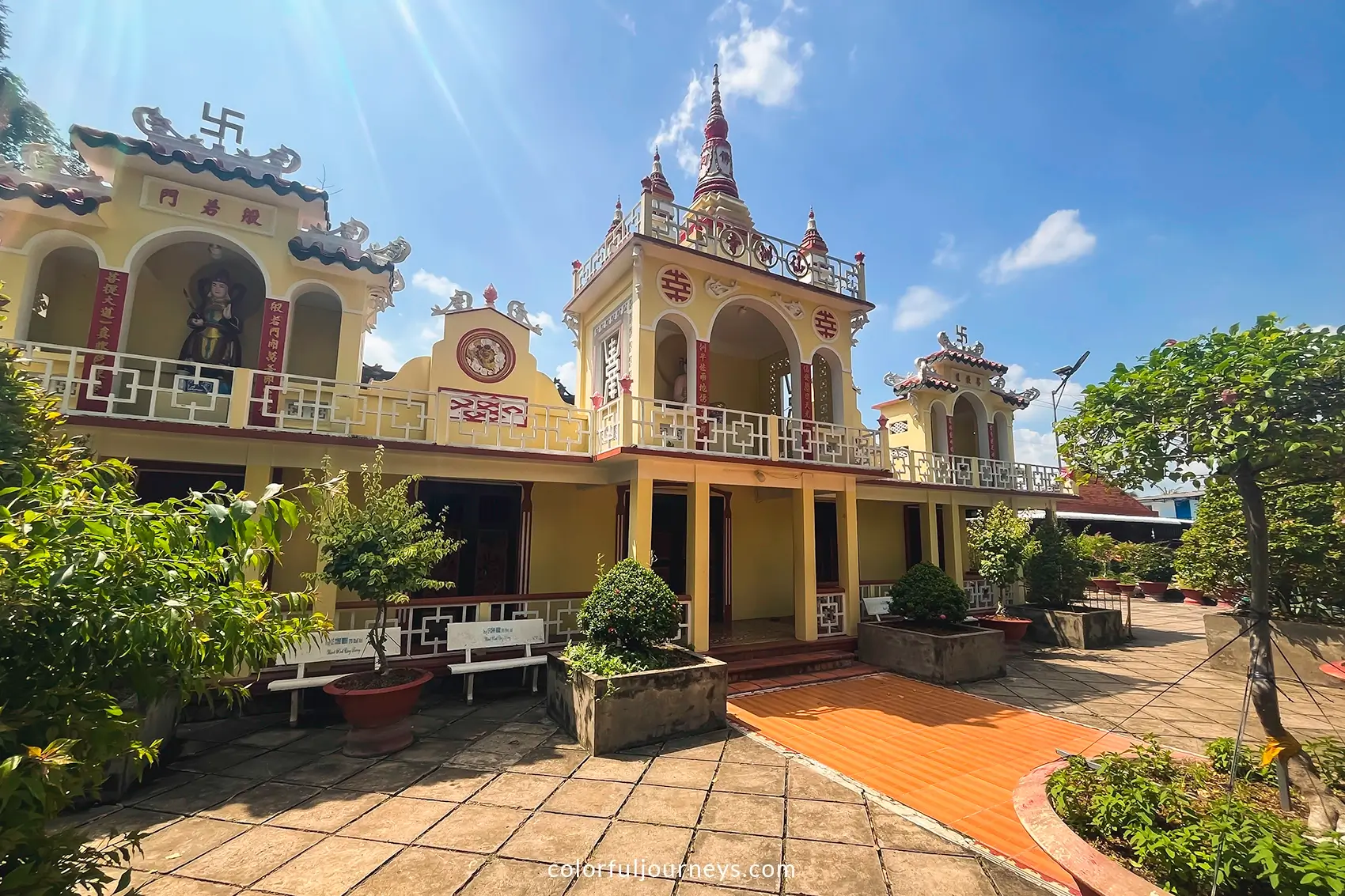Tien Chau Pagoda in Vinh Long, Vietnam