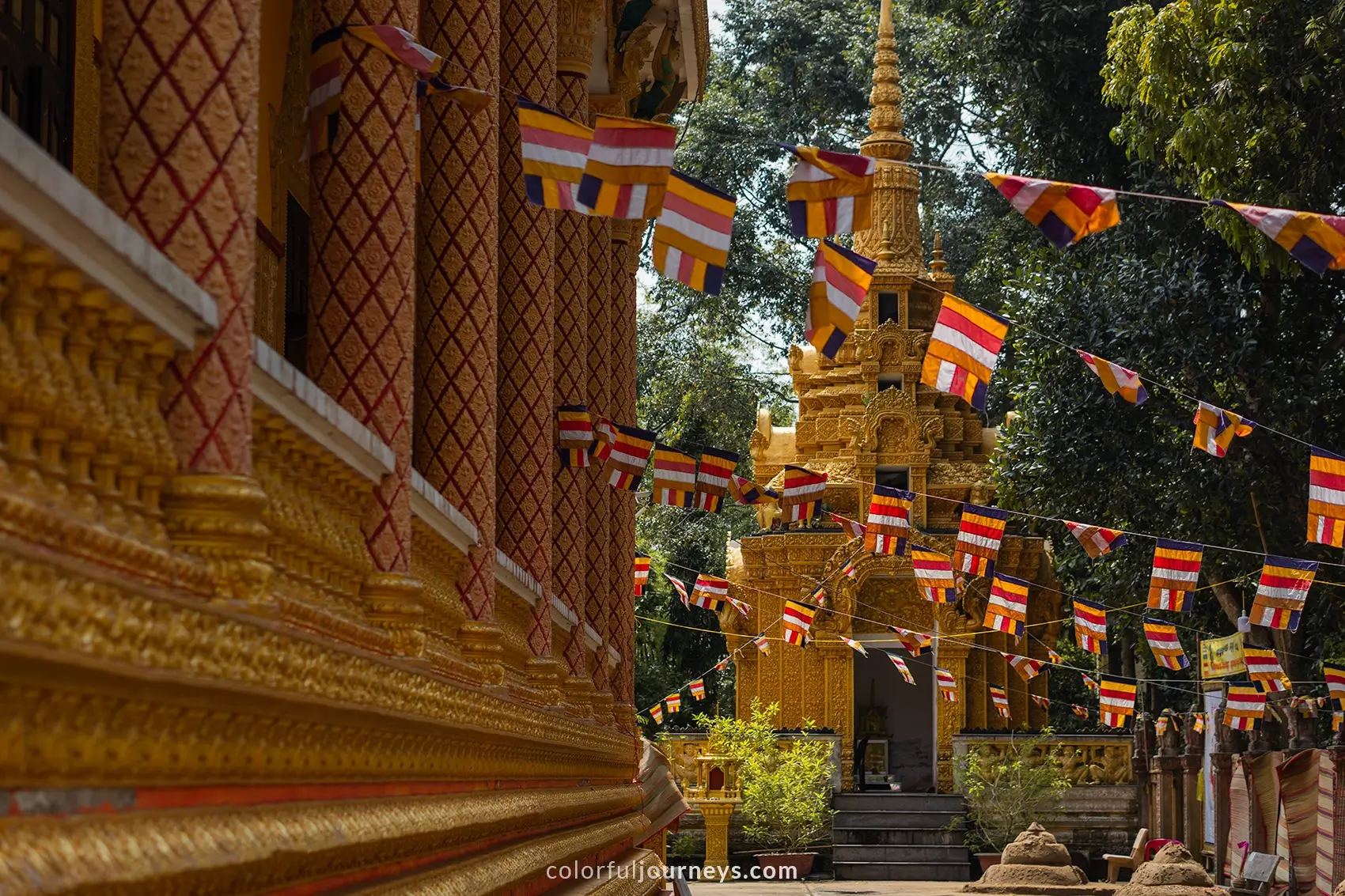A Temple in An Giang, Vietnam