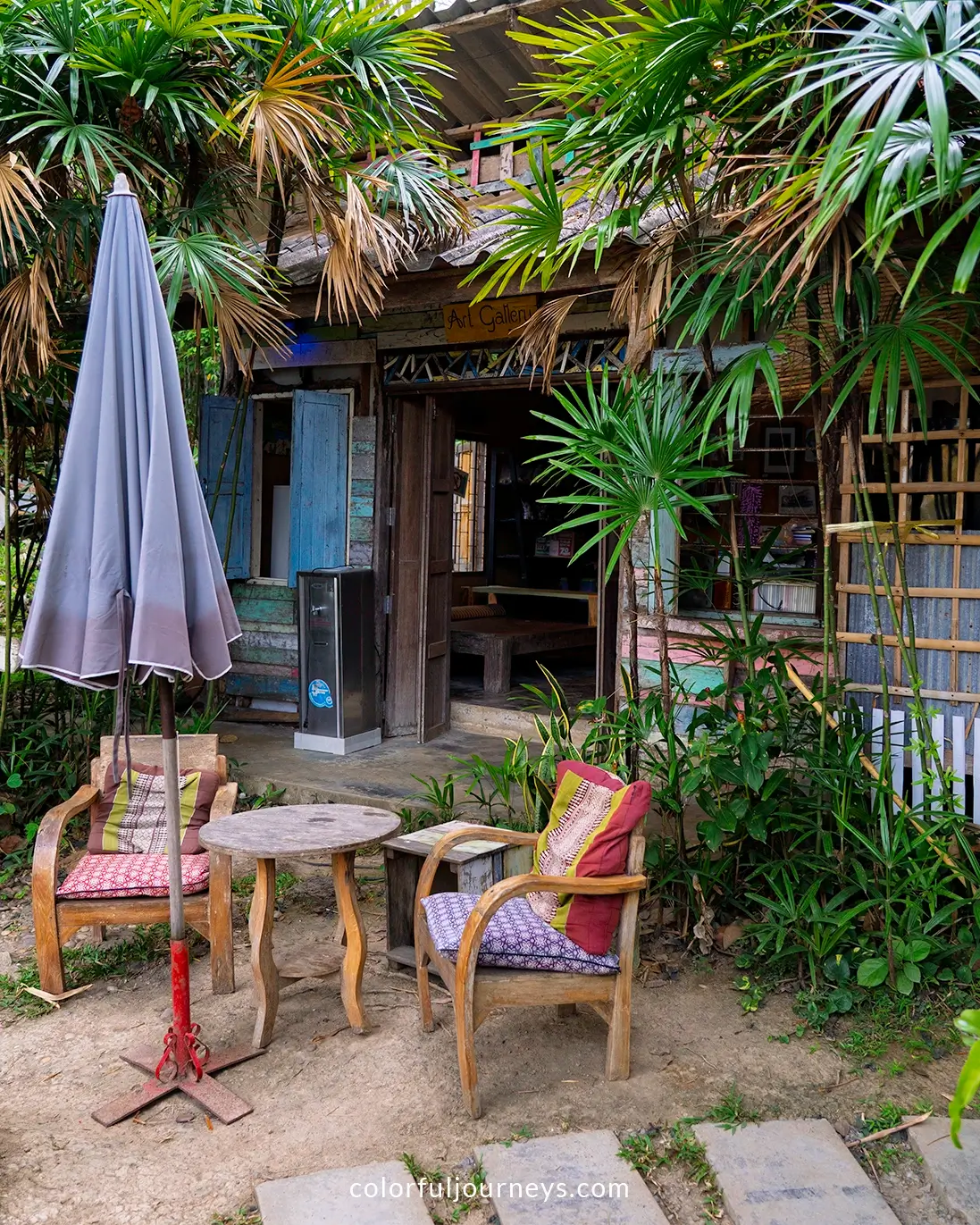 Chaba Cafe and Gallery on Koh Yao Noi, Thailand