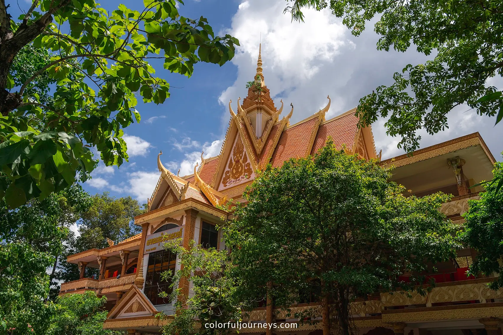 Kampong Ong Met temple in Tra Vinh, Vietnam