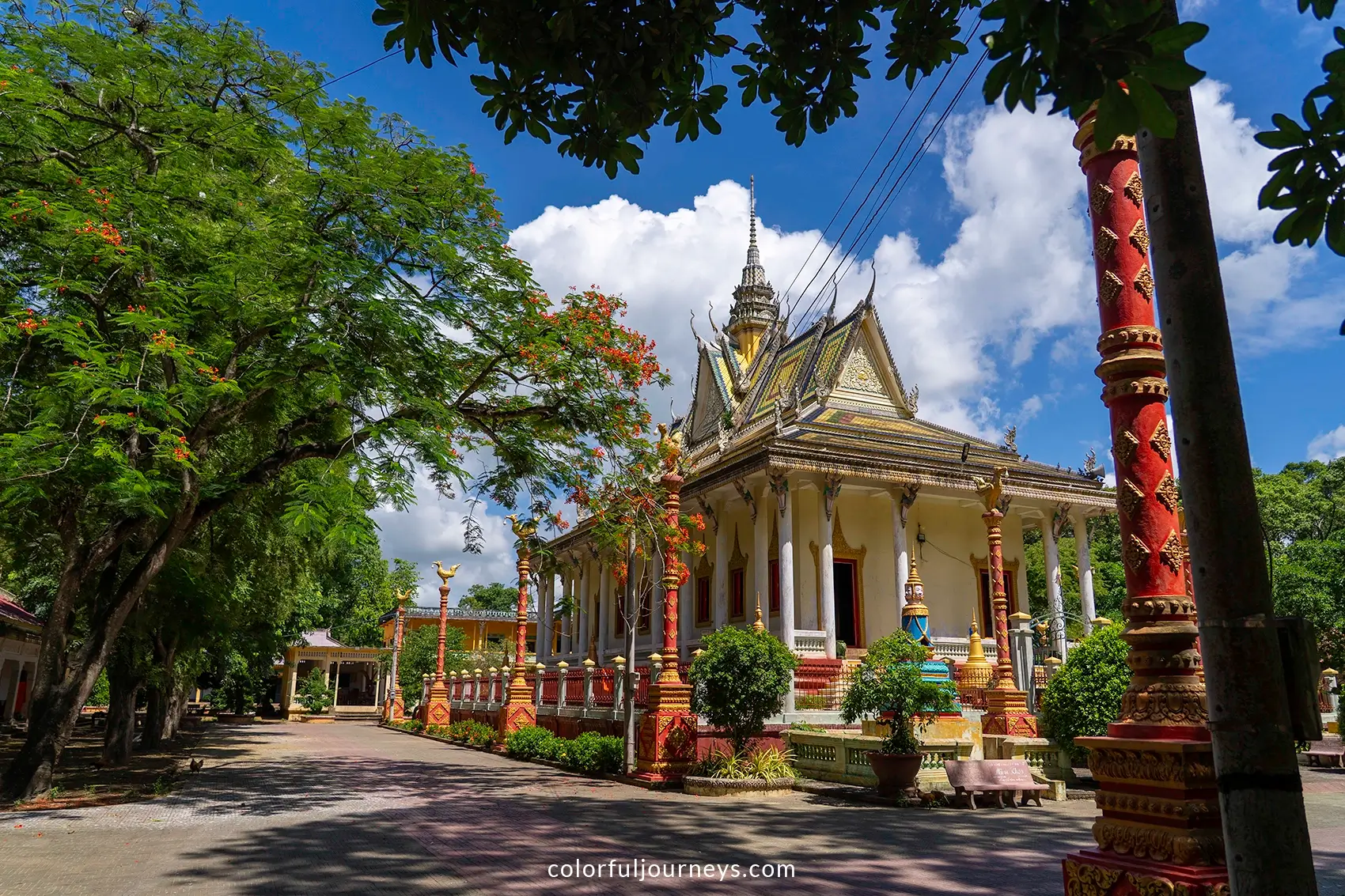 Chua Hang temple in Tra Vinh, Vietnam