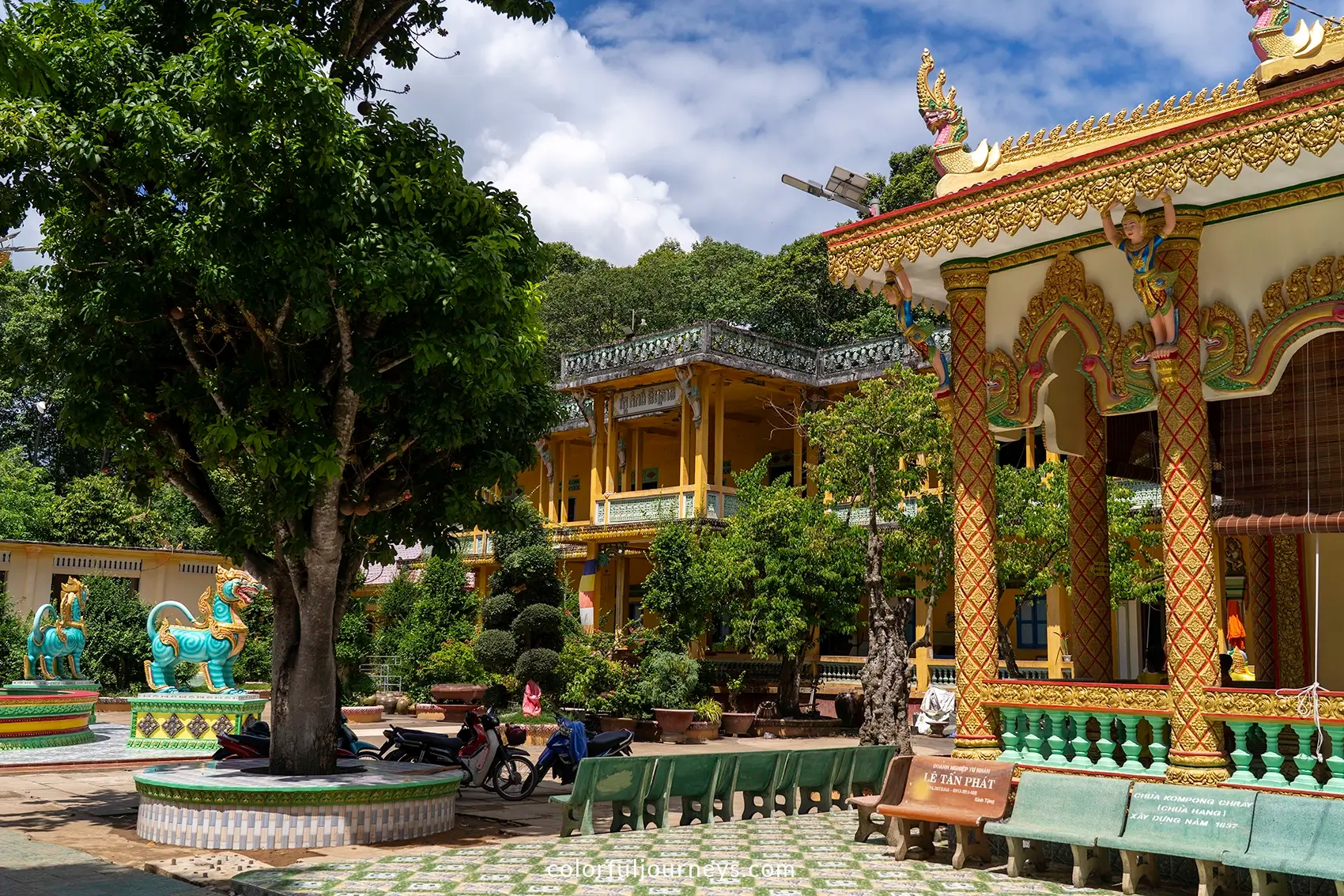 Chua Hang temple in Tra Vinh, Vietnam