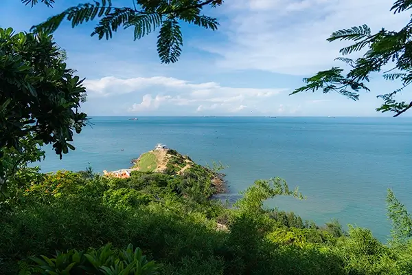 The ocean seen from Vung Tau, Vietnam