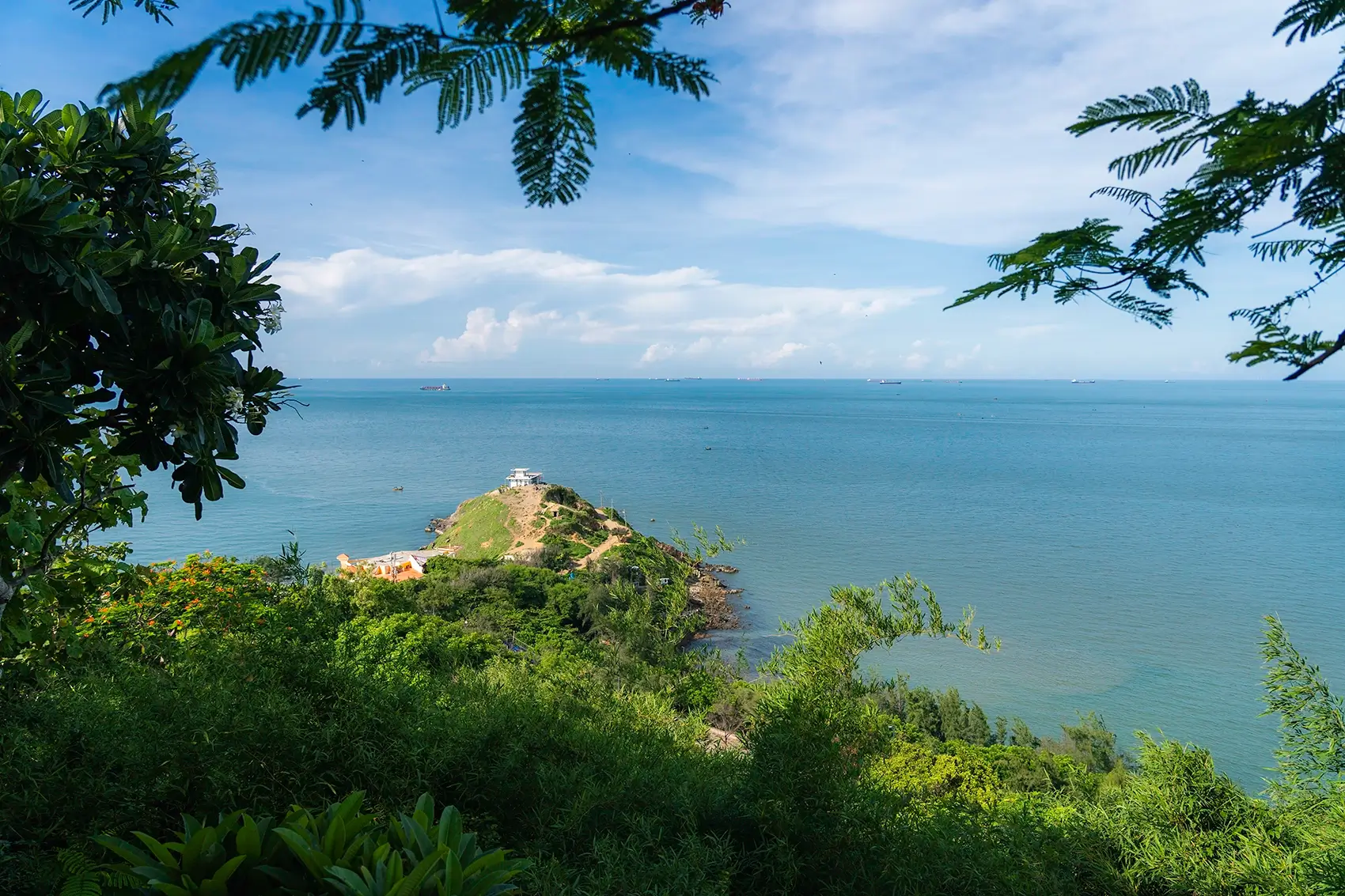 The ocean seen from Vung Tau, Vietnam