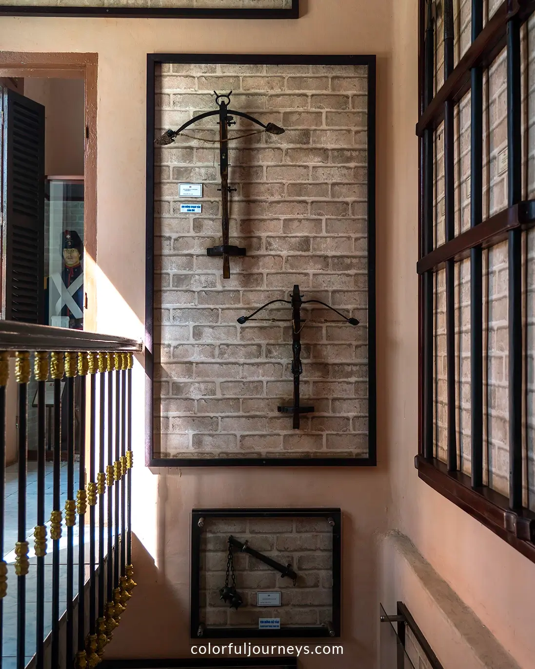 Displays at the Worldwide Arms Museum in Vung Tau, Vietnam