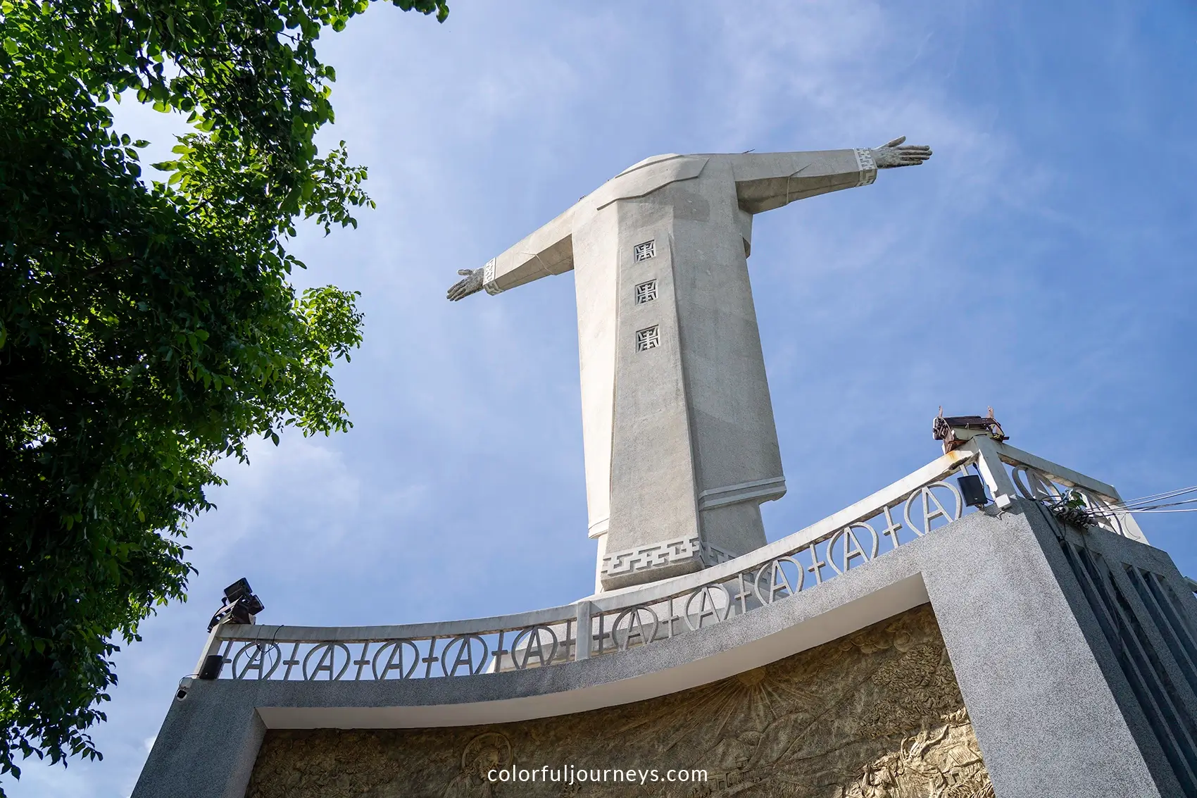A large statue of Jesus Christ in Vung Tau, Vietnam