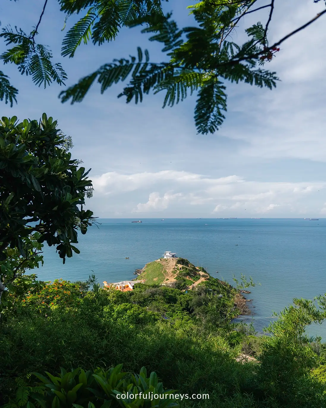 The ocean seen from Vung Tau, Vietnam