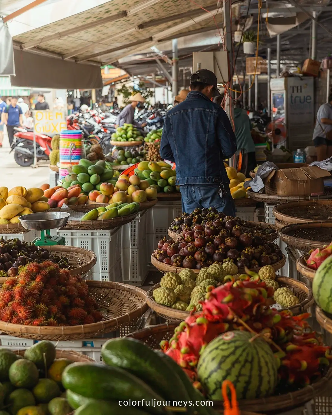 Fruit at Nha Trang market in Vietnam