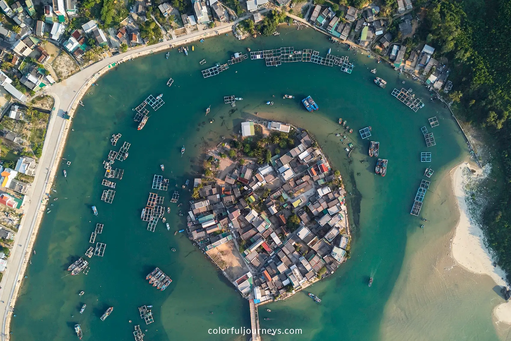 Sa Huynh seen from above in Vietnam