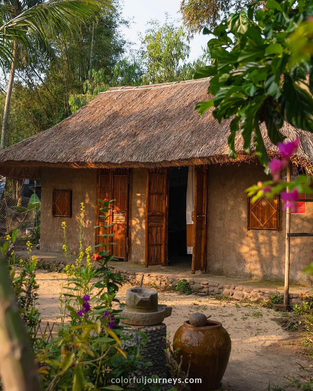 A homestay at Lang Go Co village in Vietnam