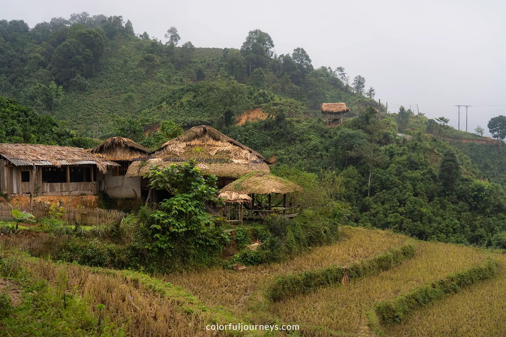 A traditional homestay in Ban Lien Village, Vietnam