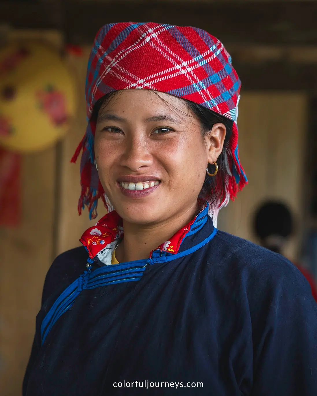 A woman from the Tay Ethnic Minority in Ban Lien Village, Vietnam