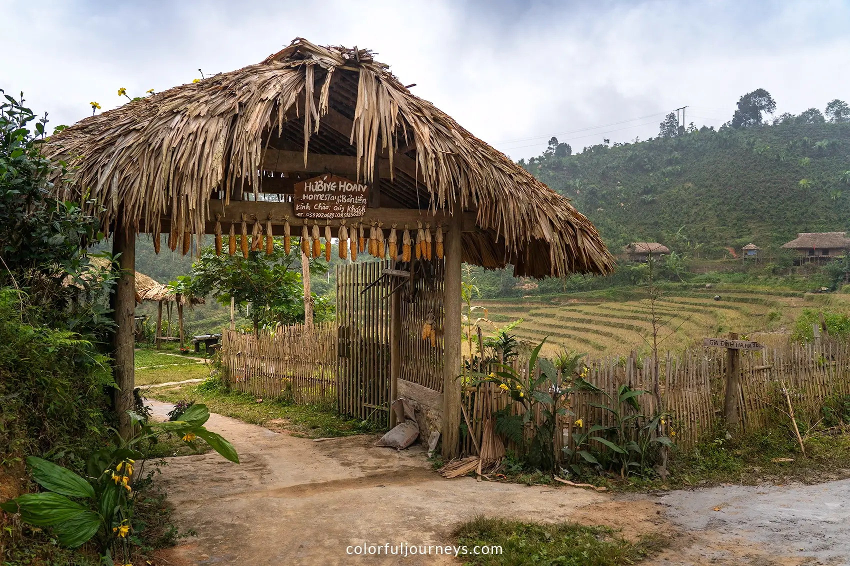 A traditional homestay in Ban Lien Village, Vietnam