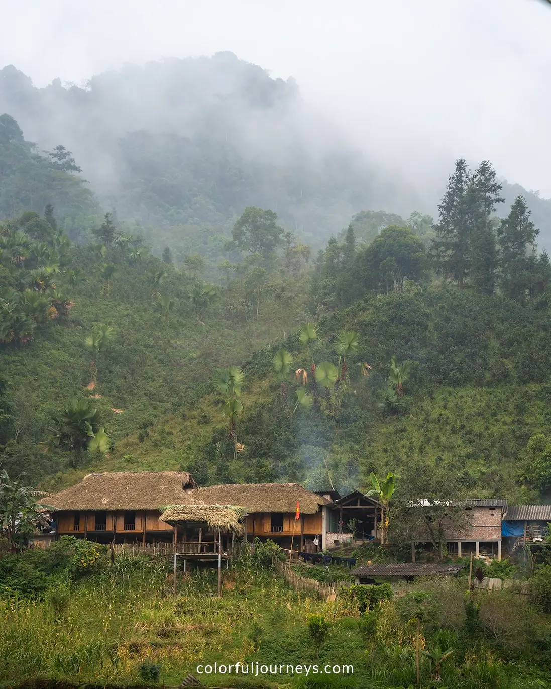 A traditional homestay in Ban Lien, Vietnam