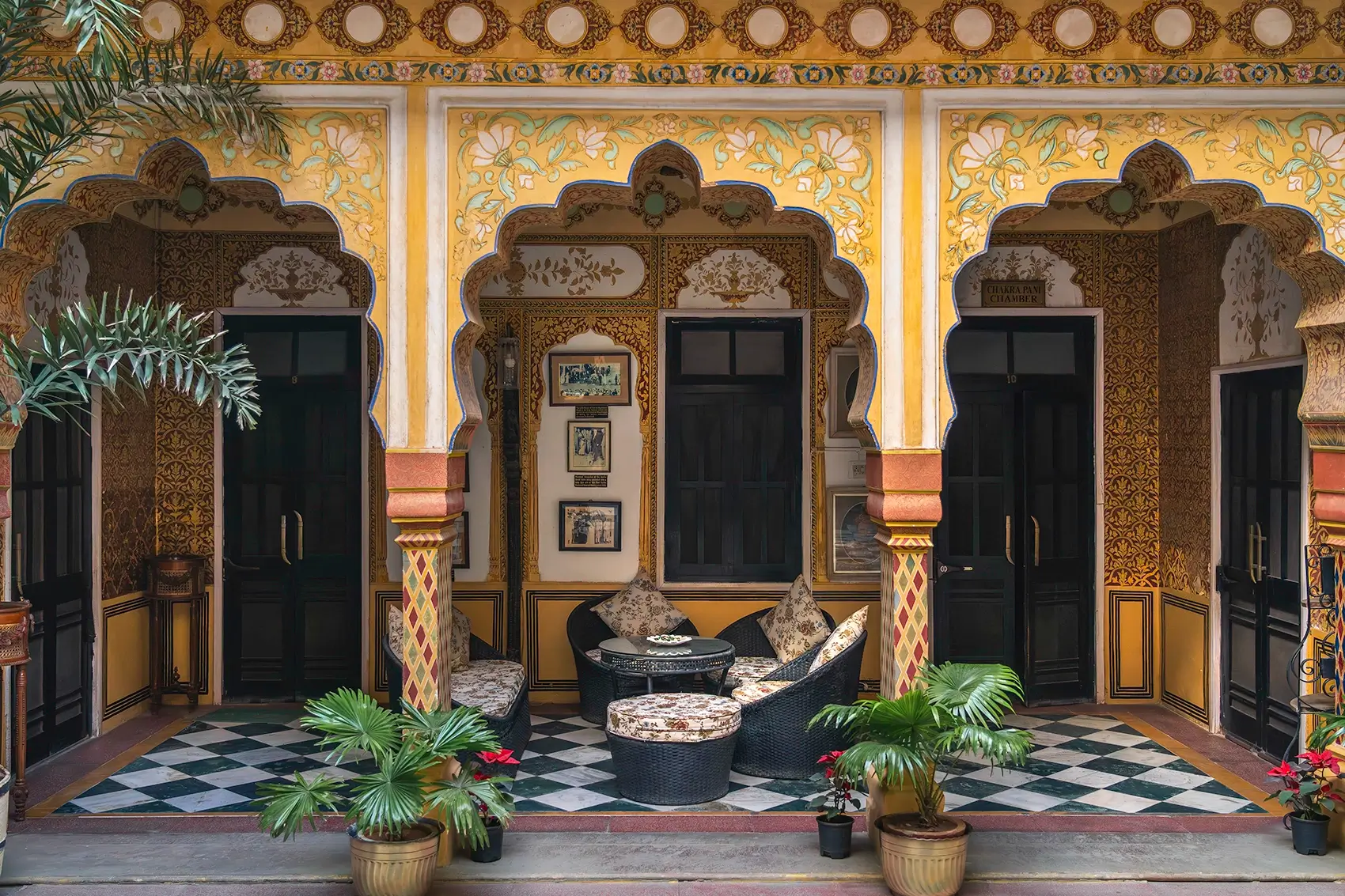 A renovated haveli in Jaipur, India