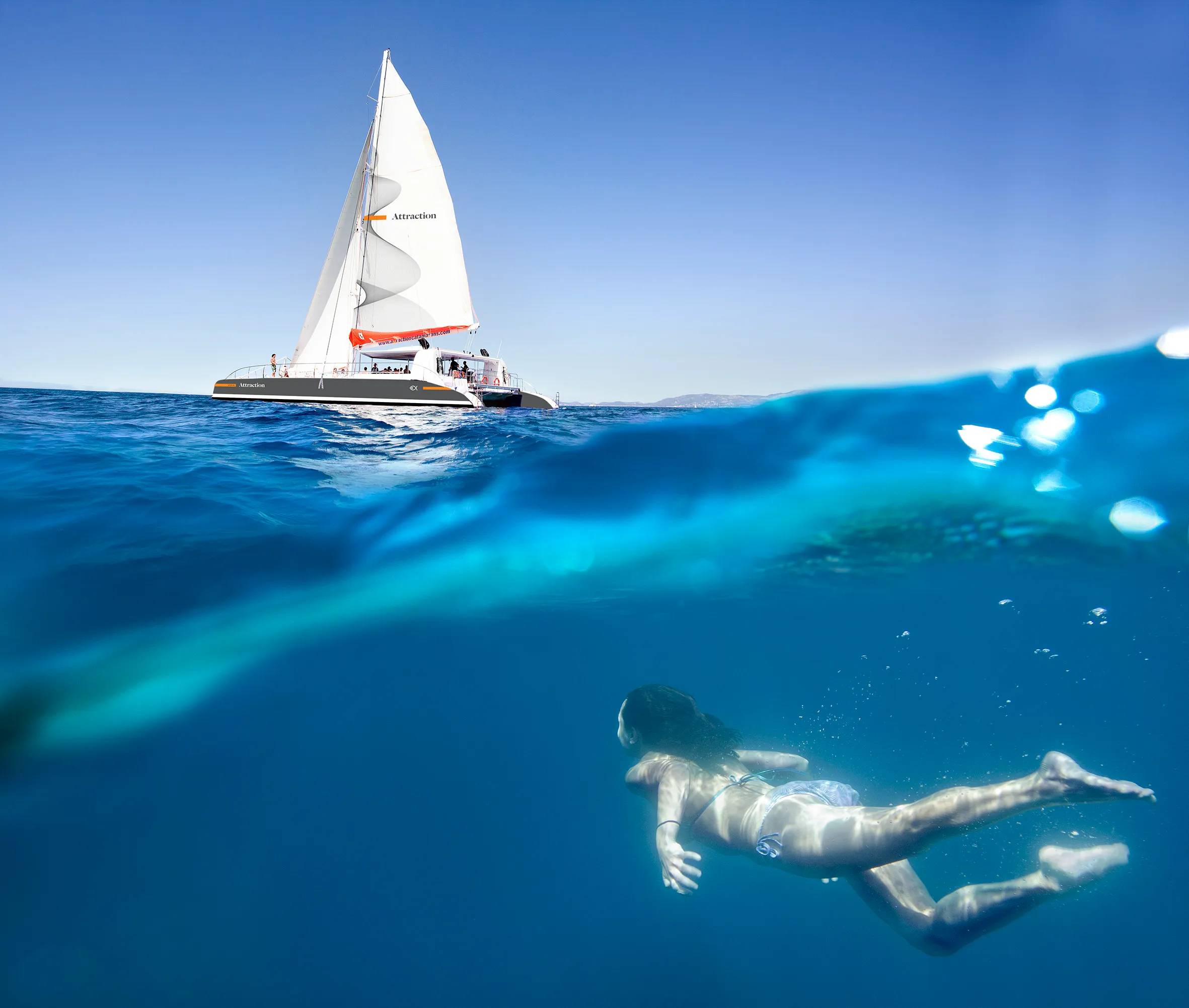foto catamaran snorkel