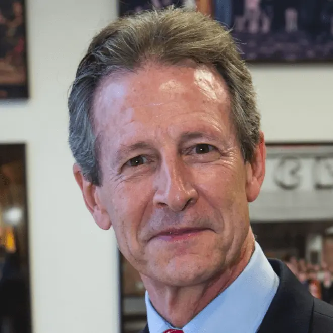 A headshot of professor George Stauffer