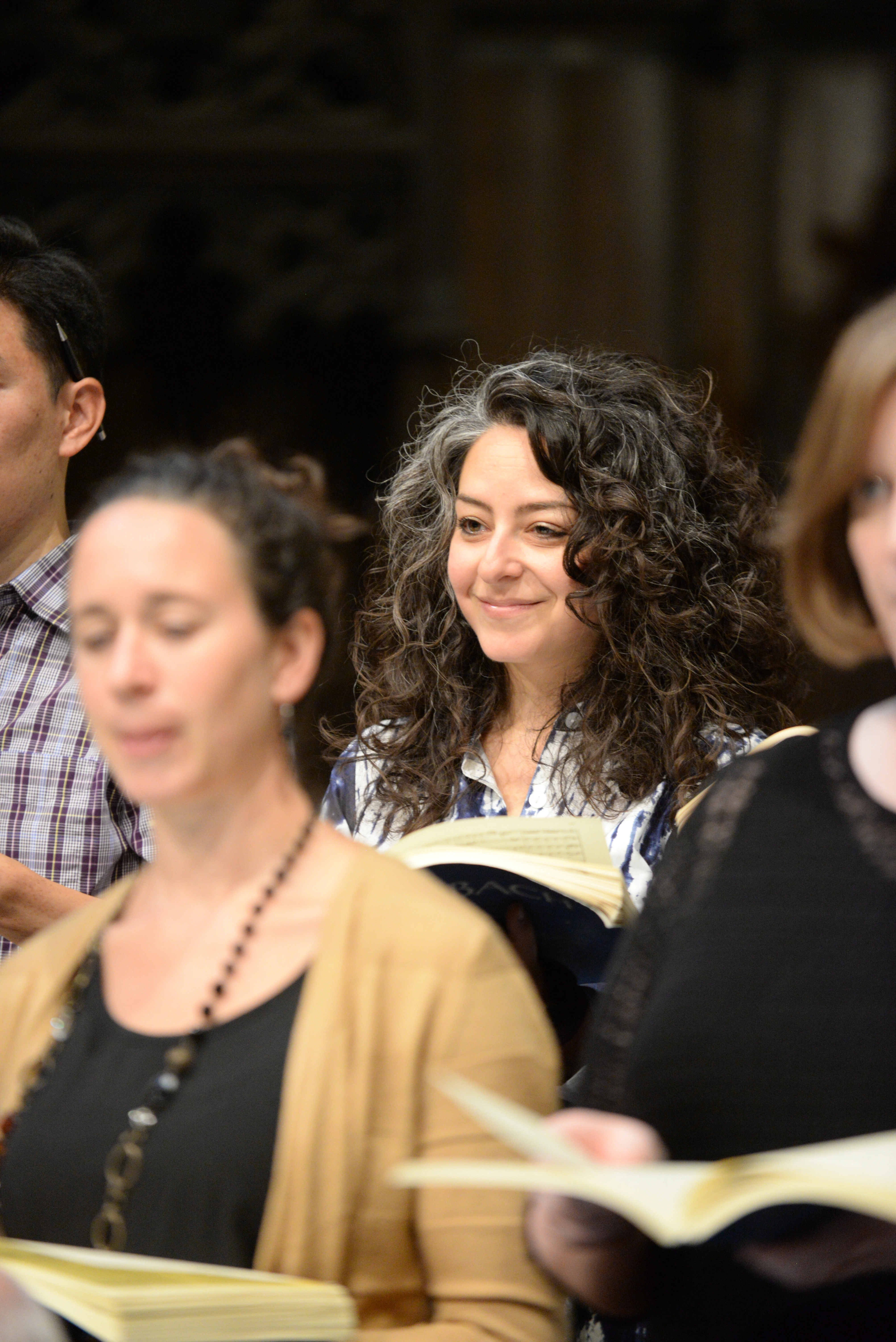 Women singing in a choir
