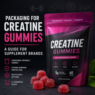 Packaging for Creatine Gummies: A Guide for Supplement Brands Packaging for Creatine Gummies: A Guide for Supplement Brands