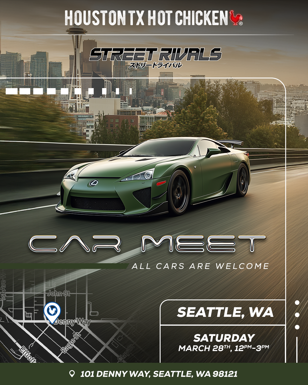 WA - Seattle - Denny Way - Car Meet