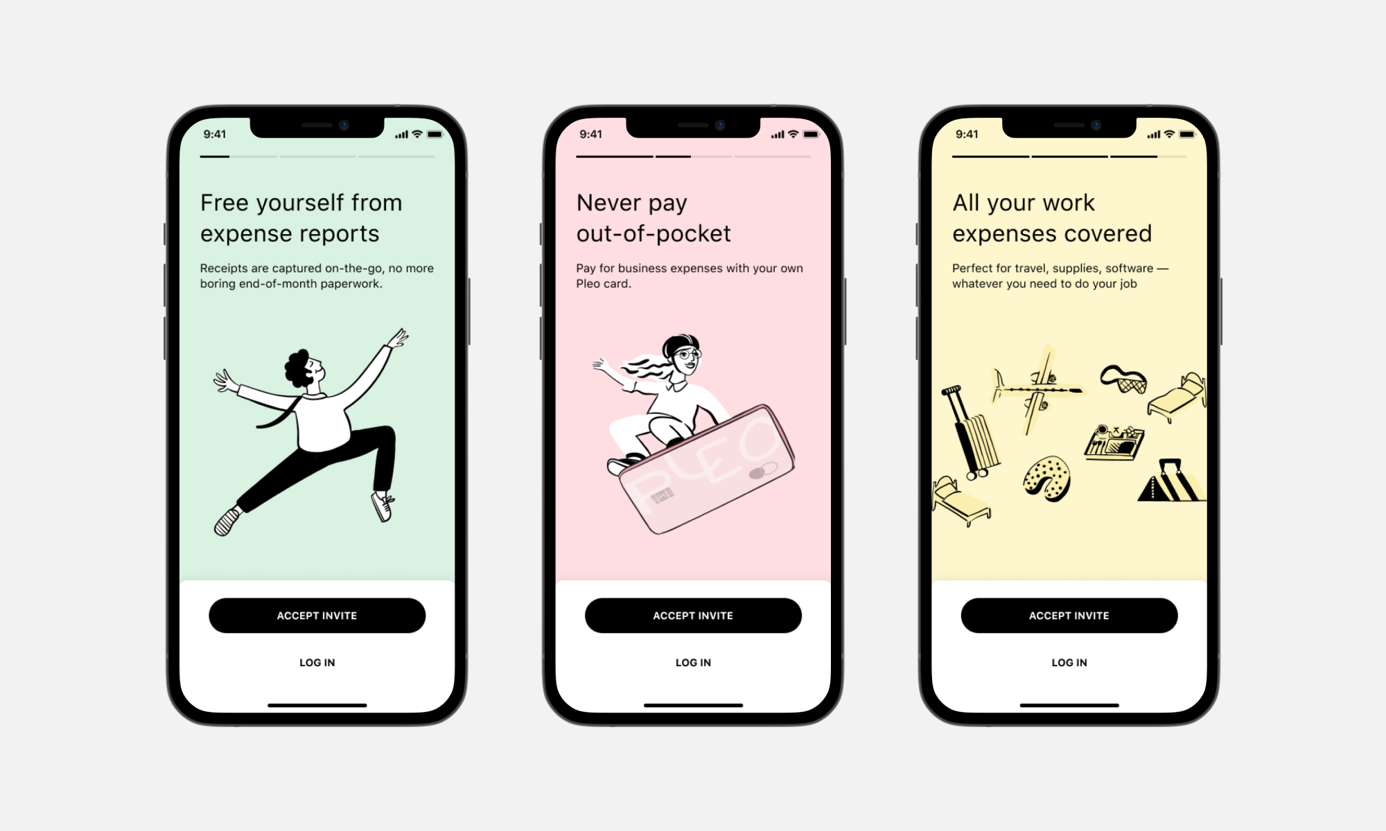 App introduction screens