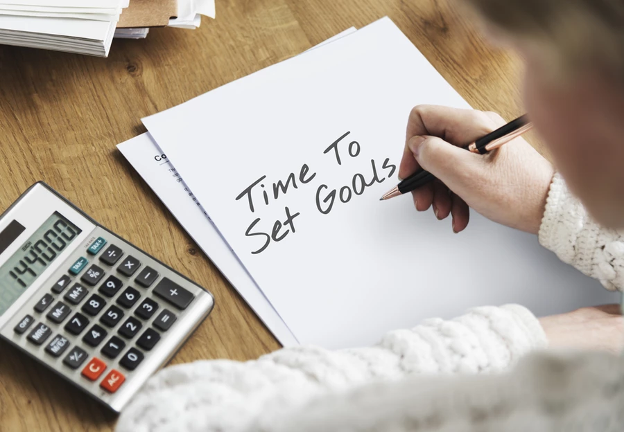 Time to Set Goals Target Aspirations Intention Objective