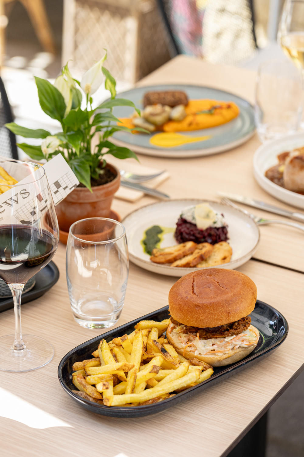 Burger frites