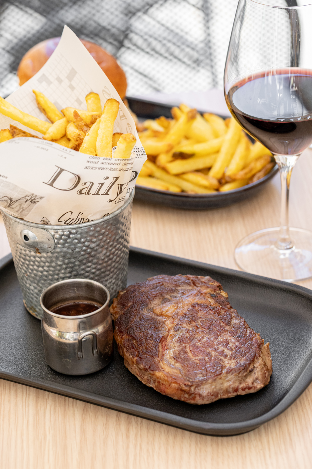 Viande et frites