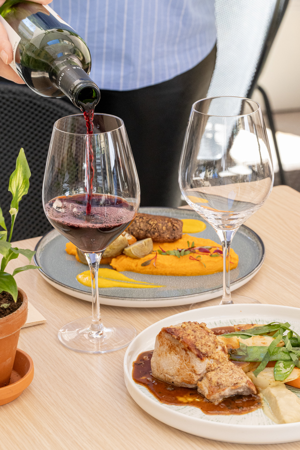 assiette et vin