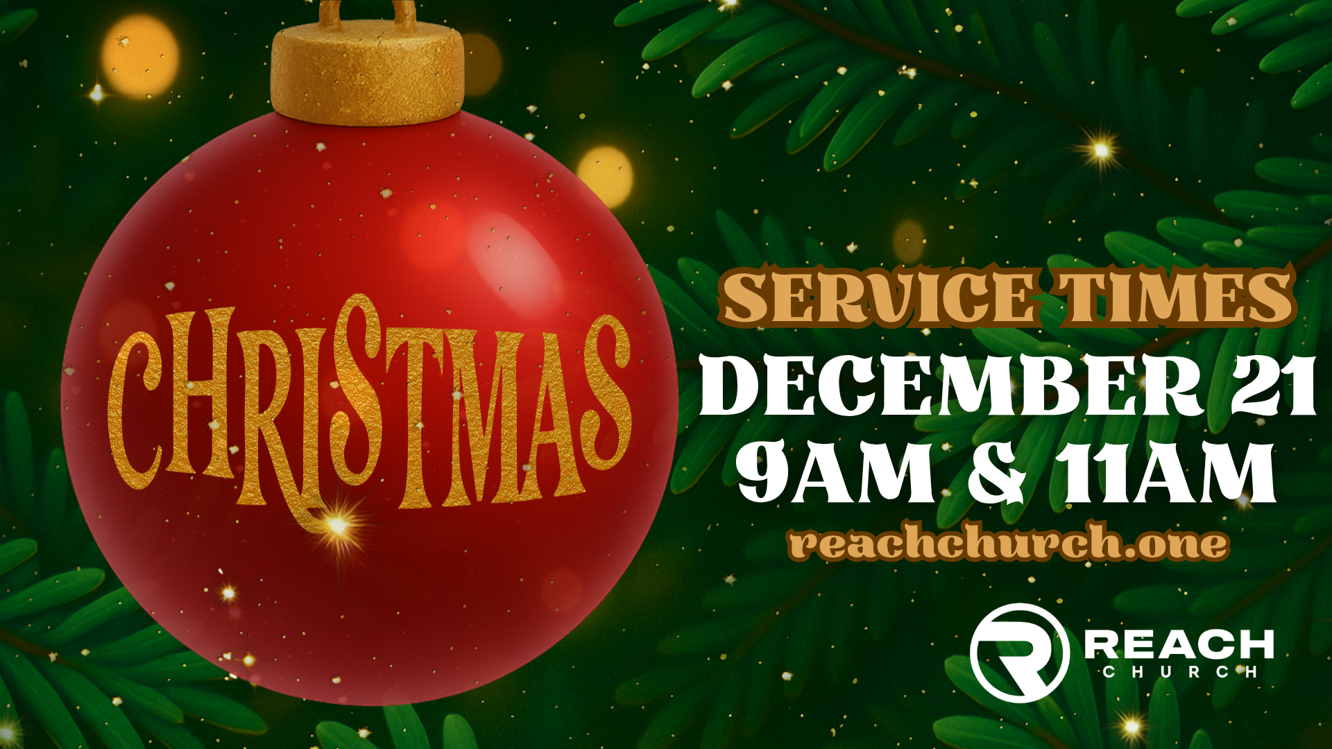 Christmas Services at Reach Church