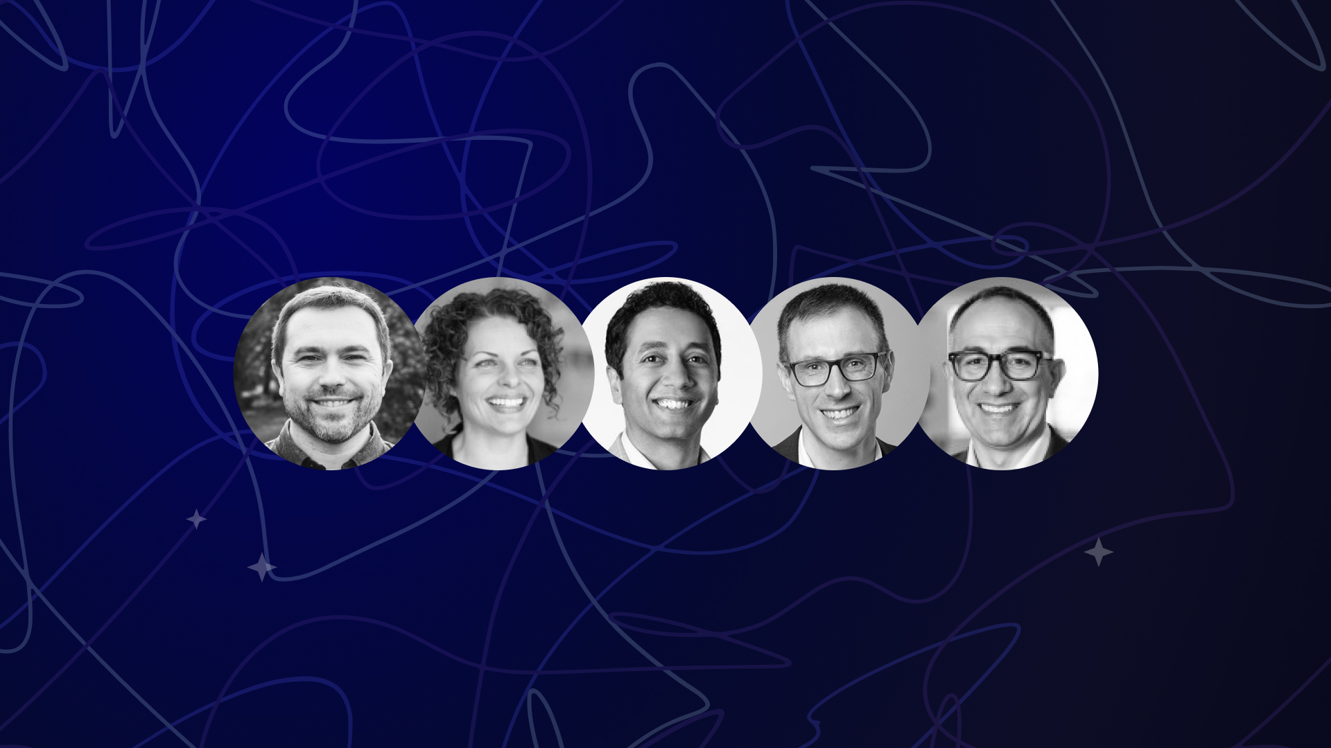 Blue pattern with swirl design