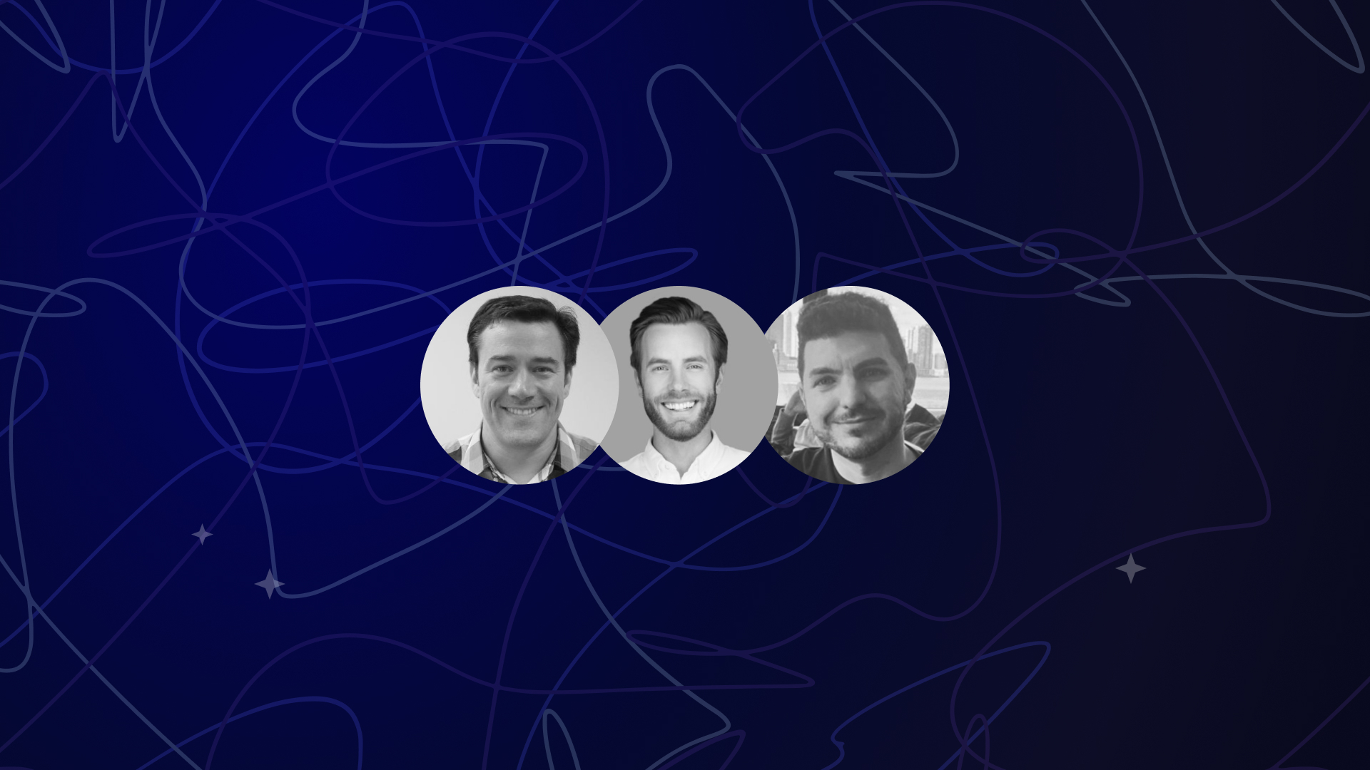 AI in search with three photos of people