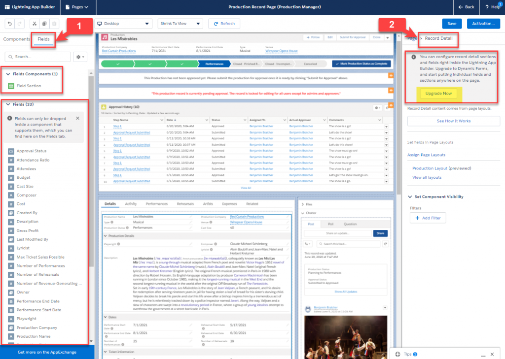 Dynamic Forms Lightning App Builder