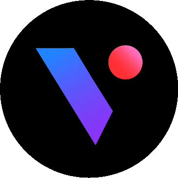 Vicasso V icon in black circle.