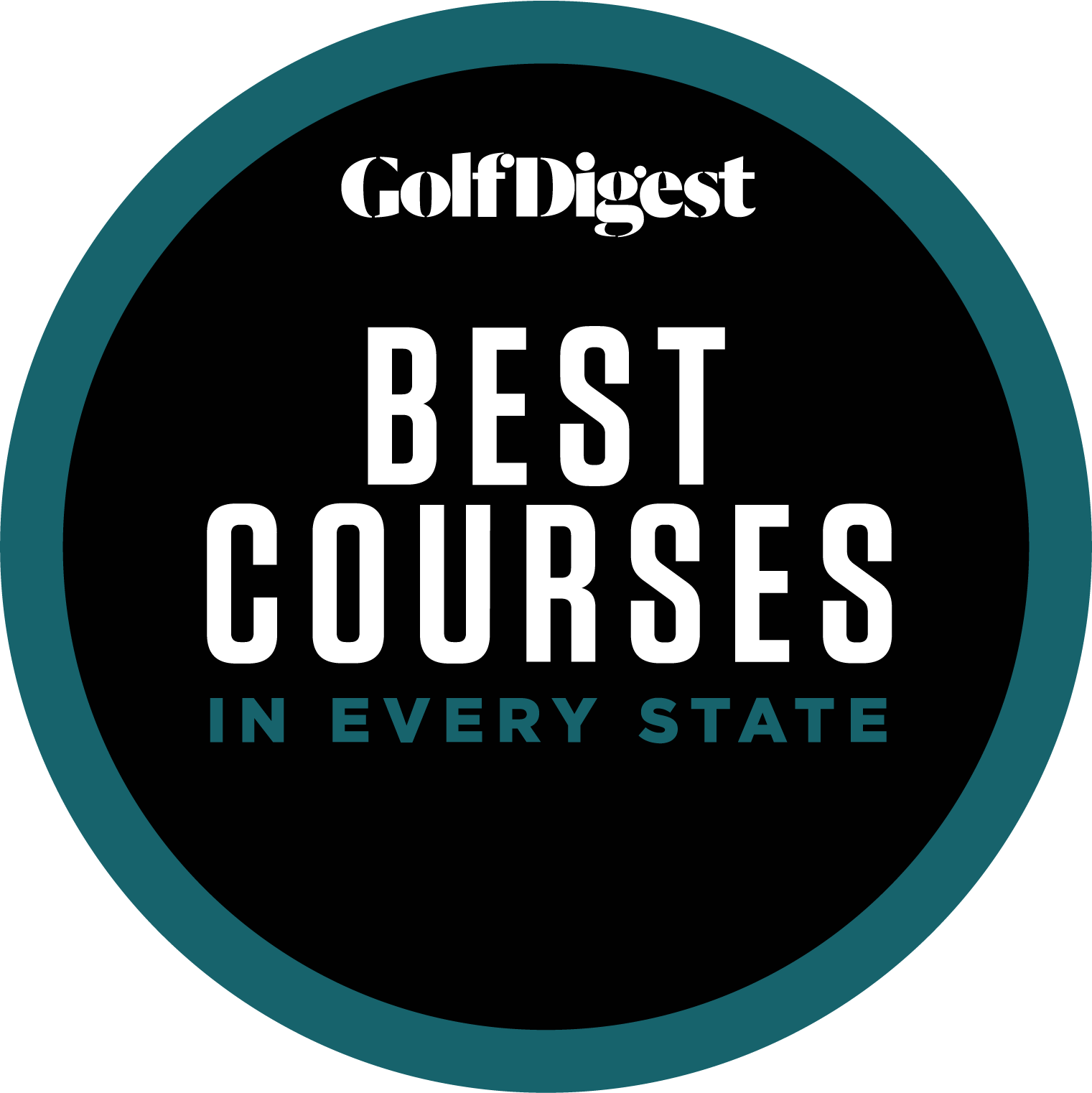 Golf course award. Best courses in the U.S.