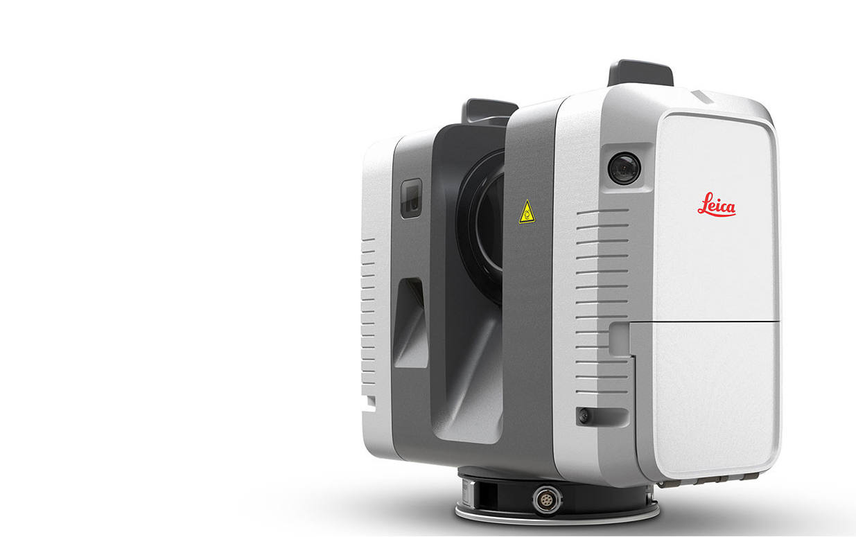 Leica Laser Scanner Ambientale RTC 360, permette la scansione tridimensionale di ambienti interni ed esterni.