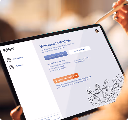 Mac view on potluck portal