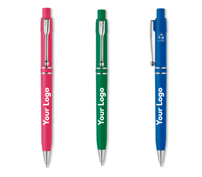 Monza Chrome Recycled ABS Plastic Pen