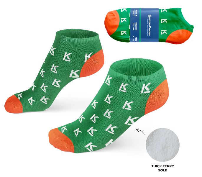 Ankle Sports Organic Cotton Terry Sole Socks 