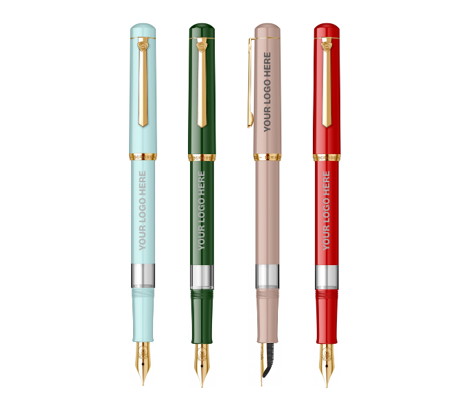 Yaman 23K Plated Gold Metal Fountain Pen