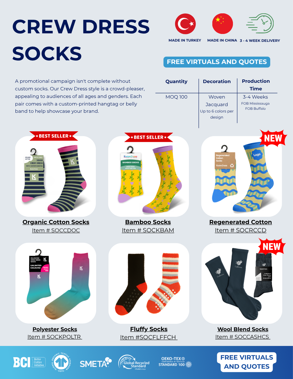 Crew Dress Socks Flyer