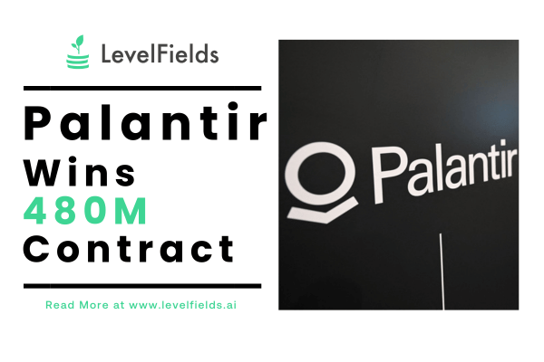 Palantir won a large government contract late last week.