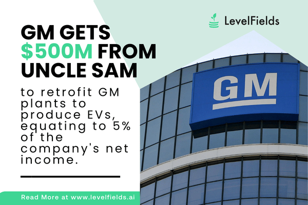 Biden administration provides $500M to GM for EV production shift.