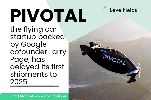 Flying Car Startup Pivotal Delays Helix Shipments to 2025