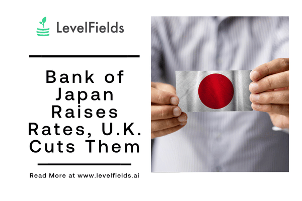 Japan's Interest Rate Raised to 0.25%, Bank Stocks Rise, Overall Market Falls